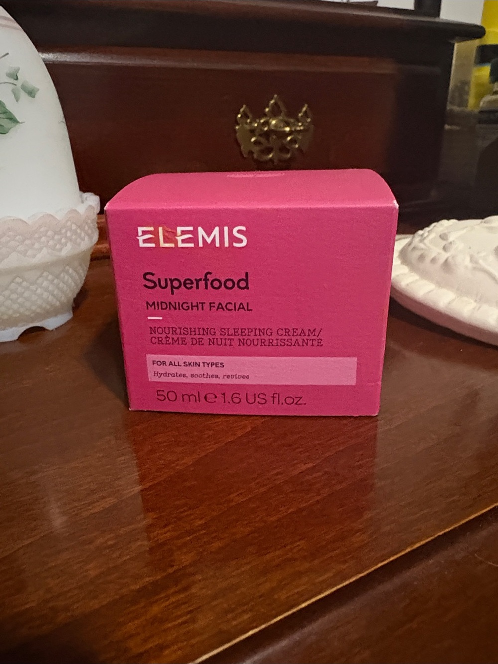ELEMIS Superfood Midnight Facial Nourishing Cream - Bright Pink Packaging